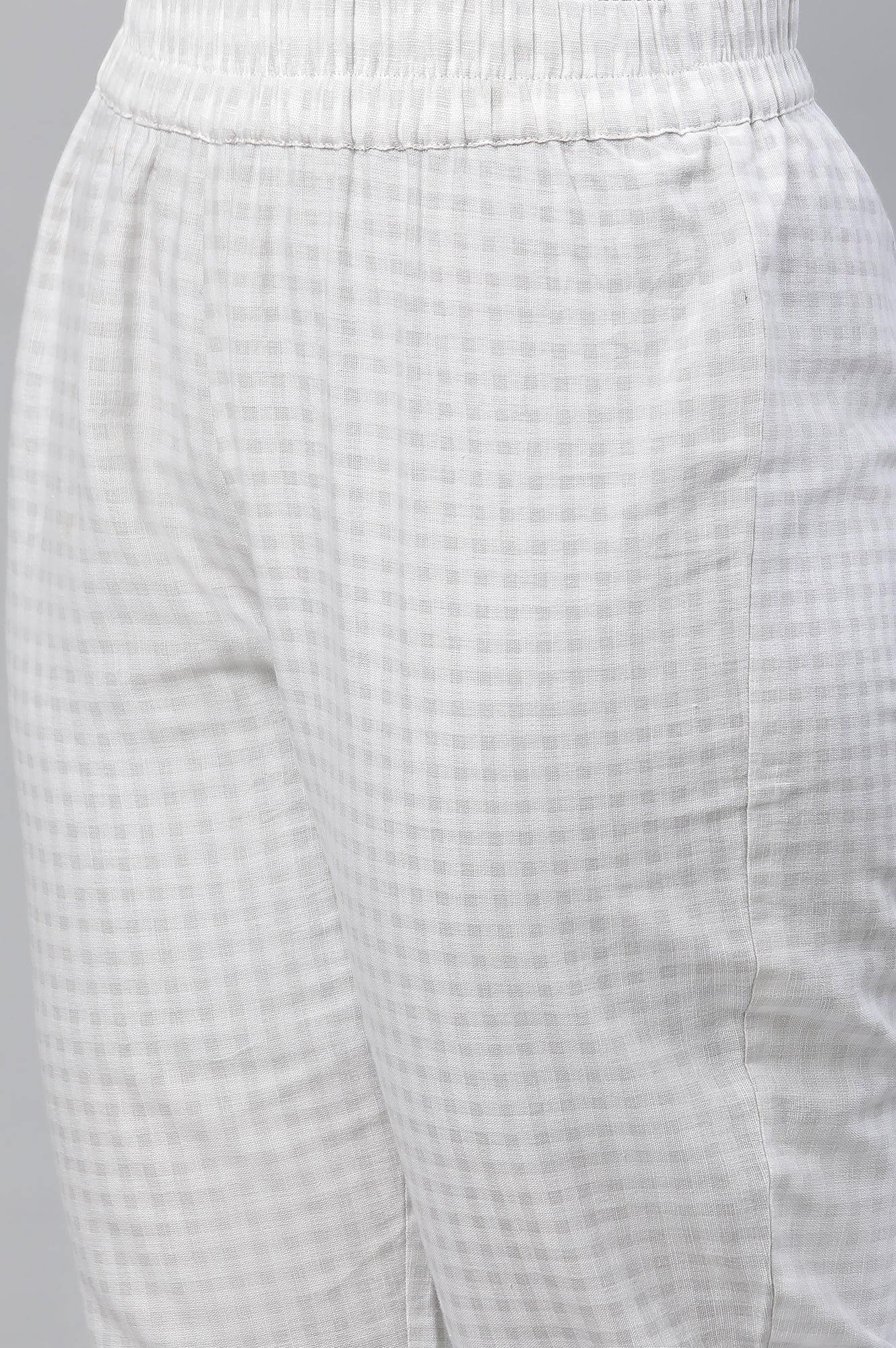 Seer Sucker Kurta and Pants Co-ord Set - Image 12